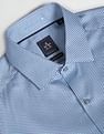 Arrow Cutaway Collar Geometric Print Shirt