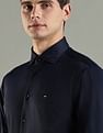 Tommy Hilfiger Solid Slim-Fit Cotton Shirt