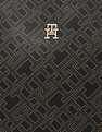 Tommy Hilfiger Logo Black Pu Tote Bag
