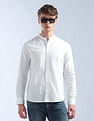 Flying Machine Textured Pattern Regular Fit Shirt