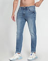 Flying Machine Slash Slim Tapered Fit Lightly Distressed Authentic Signature Jeans