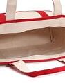 Tommy Hilfiger Colorblock Red Cotton Handbags
