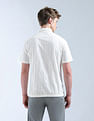 Flying Machine Textured Pattern Regular Fit Shirt
