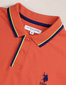 U.S. Polo Assn. Tipped Collar Slim Polo Shirt