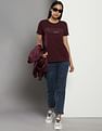 Calvin Klein Crew Neck Embossed Logo Top