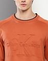 Calvin Klein Embossed Monogram Tipped Sweatshirt