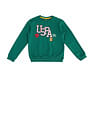 U.S. Polo Assn. Kids Brand Printed Regular Fit Sweatshirt