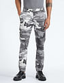 Flying Machine Slim Tapered Camouflage Trousers