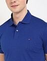 Tommy Hilfiger Solid Regular-Fit Cotton Polo Shirt