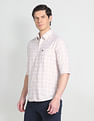 Arrow Sports Tartan Check Dobby Shirt