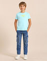 U.S. Polo Assn. Kids Boys Solid Regular Fit T-Shirt