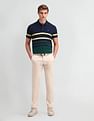 Arrow Sport Horizontal Striped Regular Polo Shirt