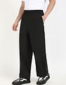 Calvin Klein Jeans Relaxed-Fit Solid Mid Rise Trouser