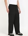 Calvin Klein Jeans Relaxed-Fit Solid Mid Rise Trouser