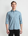 Arrow Sports Manhattan Slim Fit Outline Check Shirt