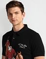 U.S. Polo Assn. Denim Co. Graphic Print Muscle Fit Polo Shirt