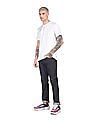 Calvin Klein Men White Crew Neck Brand Print T-Shirt