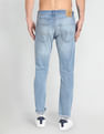 Flying Machine Slash Slim Tapered Fit Mid Rise Jeans