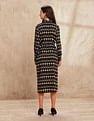 U.S. Polo Assn. Women Geometric Printed Midi Shirt Dress