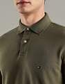 Tommy Hilfiger Solid Regular-Fit Cotton Polo T-Shirt