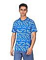 Aeropostale Men Blue Crew Neck Printed T-Shirt