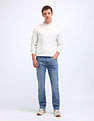 Flying Machine Freddie Slim Straight Mid Rise Jeans