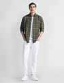 Arrow Sport Tartan Check Herringbone Shirt