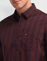 Arrow Sport Vertical Striped Slim Fit Shirt