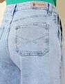 U.S. Polo Assn. Women High Rise Ultra Wide Leg Jeans