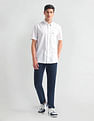 Arrow Sports Abstract Print Slim Shirt