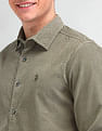 U.S. Polo Assn. Denim Co. Textured Slim Fit Shirt