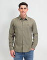U.S. Polo Assn. Denim Co. Textured Slim Fit Shirt