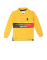 U.S. Polo Assn. Kids Boys Long Sleeve Embroidered Logo Polo Shirt