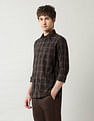 Arrow Sport Grid Tattersall Checked Dobby Shirt
