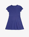 Tommy Hilfiger Kids Girls Cotton Round Neck A-Line Dress