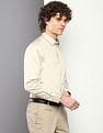 Calvin Klein Jeans Solid Satin Casual Shirt