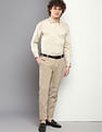 Calvin Klein Jeans Solid Satin Casual Shirt