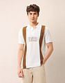 U.S. Polo Assn. Denim Co. Colourblocked Pure Cotton Polo Shirt