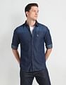 U.S. Polo Assn. Denim Co. Spread Collar Casual Denim Shirt