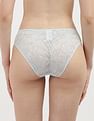 Calvin Klein Underwear Lace Patterned Mid Rise Bikini