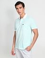Arrow Sports Heathered Compact Cotton Polo Shirt