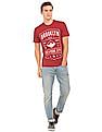 Aeropostale Crew Neck Graphic Print T-Shirt