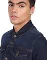 Flying Machine Appliqued Back Denim Jacket