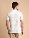 U.S. Polo Assn. Floral Printed Slim Fit Polo Shirt