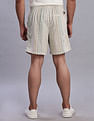 Tommy Hilfiger Loose Fit Striped Mid Rise Shorts