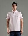 Tommy Hilfiger Solid Regular Fit Cotton Polo T-Shirt