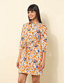 U.S. Polo Assn. Women Floral Printed Shirt Dress