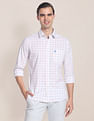 U.S. Polo Assn. Slub Check Cotton Casual Shirt