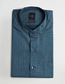 Arrow Geometric Printed Manhattan Slim Fit Shirt