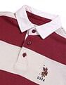 U.S. Polo Assn. Kids Boys Horizontal Striped Polo Shirt
